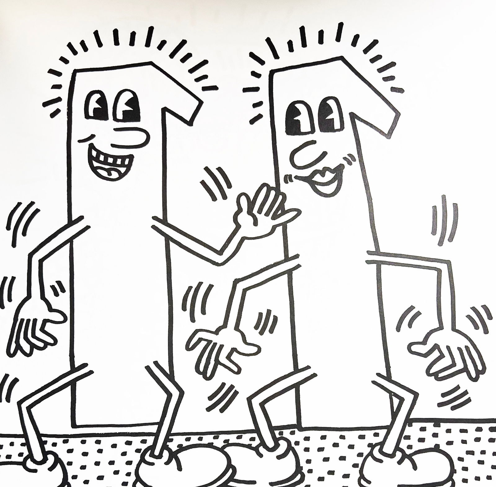 Keith Haring, Untitled X, Limited Edition Lithograph, 1985 (1 of 1)