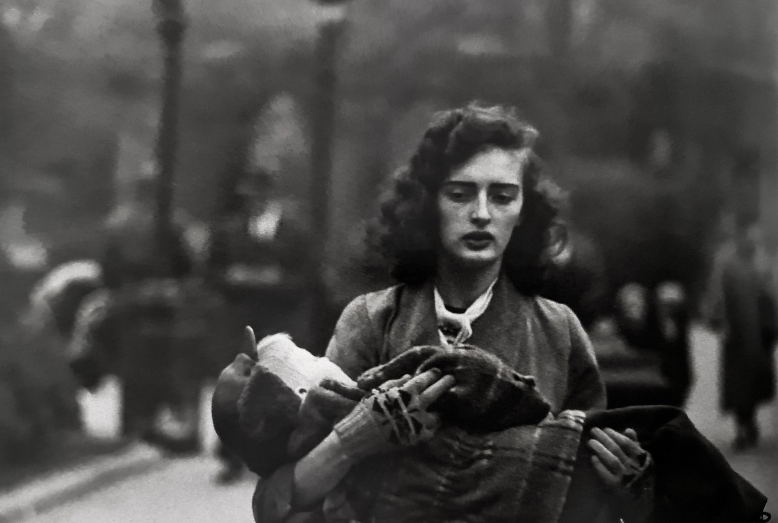 Diane Arbus, Woman carrying a child in Central Park, N.Y.C., 1956: Photographer: Diane Arbus Born: March 14, 1923, New York, New York, United States. Died: July 26, 1971, Westbeth Artists Housing, New York, United States. Diane Arbus was an American photographer. Arb