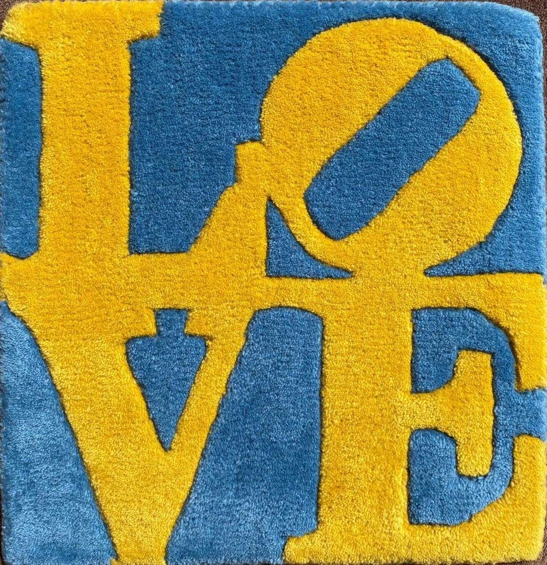 Robert Indiana Swedish Love Rug Exclusive Edition Numbered Edition (1 of 5)