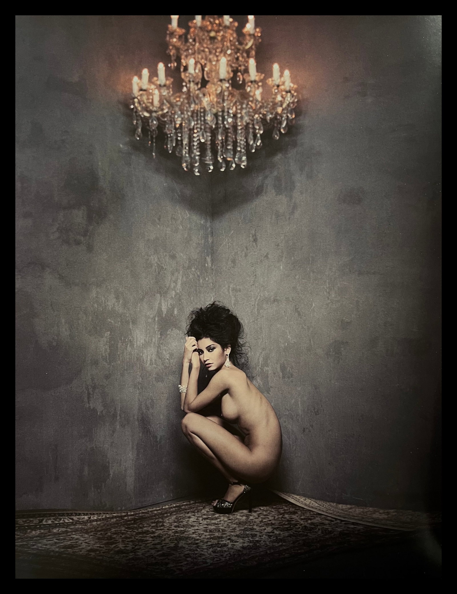 MARC LAGRANGE - Corner Girl, 2013: Photographer: Marc Lagrange was a Belgian photographer known for his nude portraits of female figures. Lagrange created dream-like and fantastical narrative pictures populated by beautiful nudes that