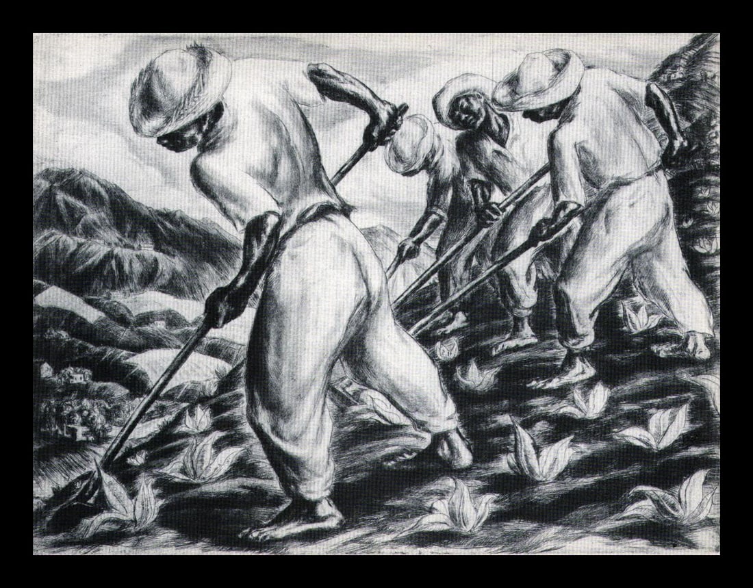 Irwin D. Hoffman, Pastoral, Puerto Rico, 1939: Artist: Irwin D. Hoffman Title: Pastoral, Puerto Rico Date Of Negative: 1939 Type Of Print: Vintage Photogravure/Lithograph, Printed from the original plate Date Of Print: 1939 (82 years old print) Pa