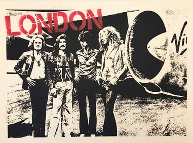 Mr Brainwash, 'Stairway To London' Hand Signed & Numbered, Limited Edition Screenprint, 2009 Framed