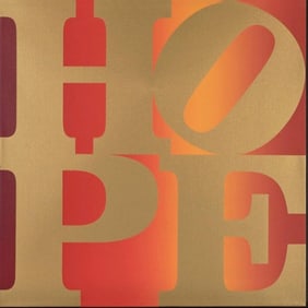 Robert Indiana, "Hope" (Imperial Autumn)', Silkscreen On Canvas, Artist Proof - Unique, 2010