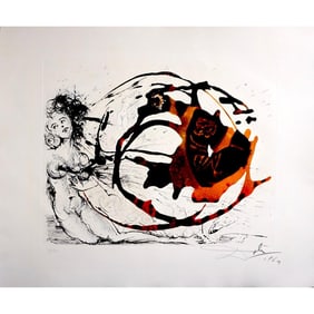 Salvador Dali, 'The Mythology The Milky Way', Signed Limited Edition Etching