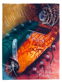 Roberto Matta, 'Attire Le Gai Venin (Une Saison En Enfer)', Signed Limited Edition, Mixed Media