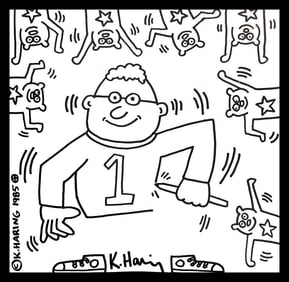 Keith Haring, Untitled Xv, Lithograph - 1985