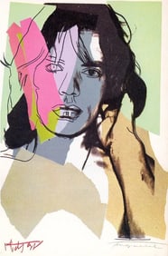 Andy Warhol, 'Mick Jagger Fsii.140', Framed Announcement-Card, 1975