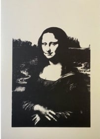 Andy Warhol, Da Vinci Mona Lisa Sunday B Morning Vellum