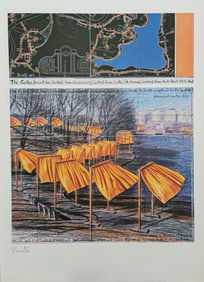 Christo, 'Project For The Gates VIII', Lithograph, 2003