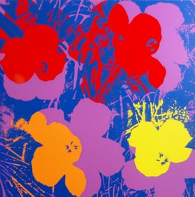 Andy Warhol, Poppy Flowers Sunday B.Morning Silk-Screen 11.66