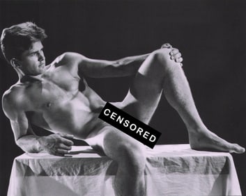 Bruce Bellas of Los Angeles Male Nude Study, 1950's - 7 (18) - 7.5"x6"