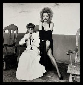 Helmut Newton, Hanna Schygulla and costume designer Edith Head, Los Angeles, 1980