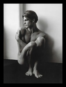 Herb Ritts Stephano Seated, Milan, 1985