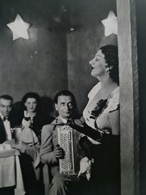 Brassai, Kiki Singing in a Montparnasse Cabaret, 1933
