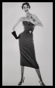 Richard Avedon, Barbara Mullen, Dress by Traina-Norell, New York studio, 1950