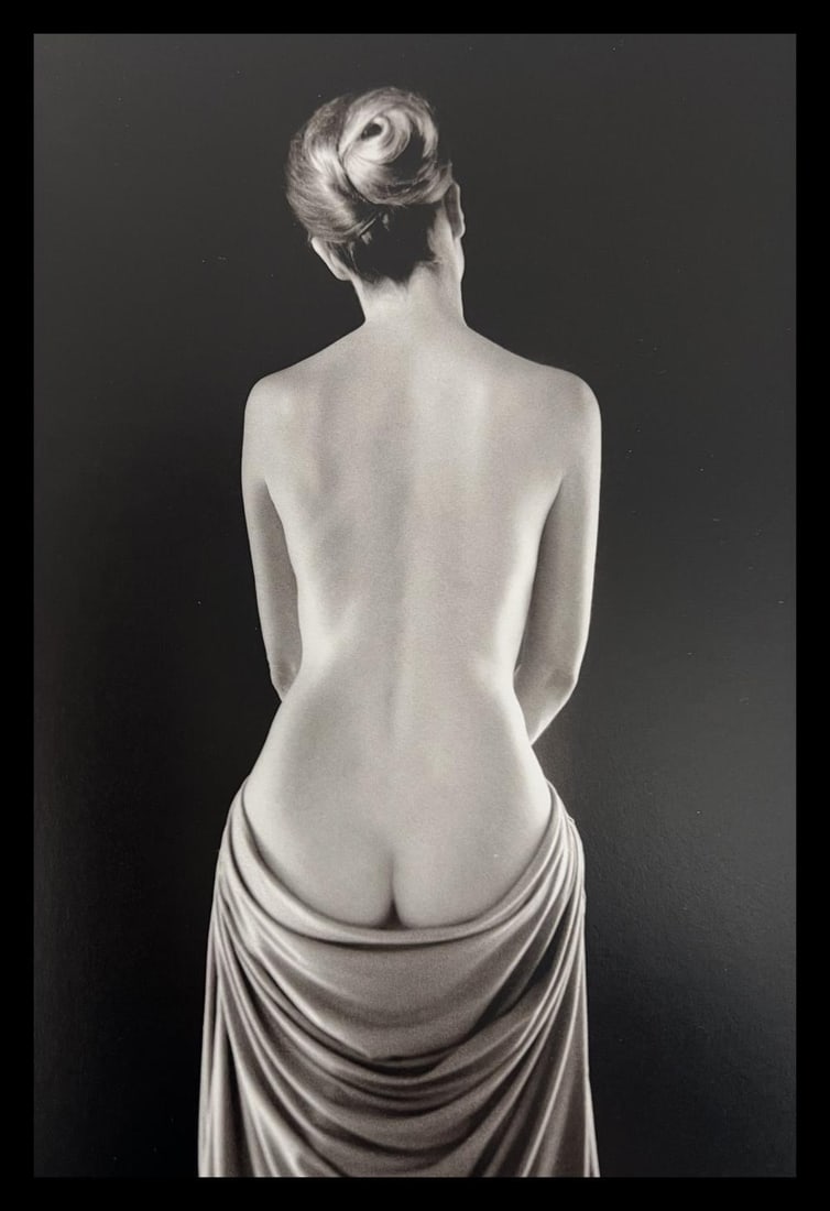 Ruth Bernhard, Draped Torso, 1962 (1 of 1)