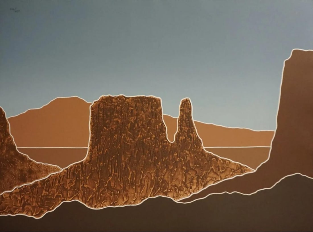Peter Keefer, Mesa Petaca, 1980, Serigraph (1 of 3)