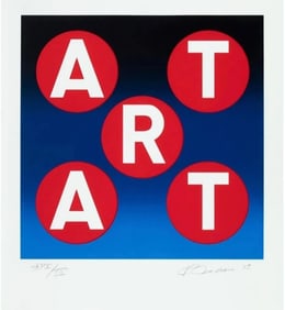 Robert Indiana Robert Indiana "ART - 2013" Screenprint, AP 2/7 - Artist estate
