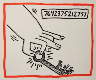 Keith Haring, 'Against All Odds', Limited Edition Lithograph, 1990