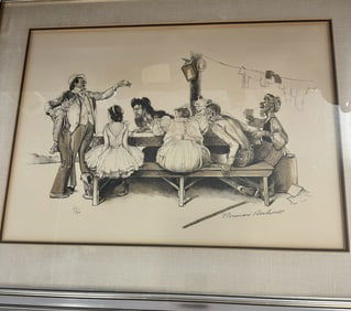 Norman Rockwell, 'Willie Takes A Step', Signed Limited Edition Lithograph