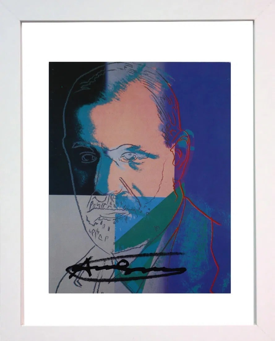 Andy Warhol 'Sigmund Freud (F. & S. II.235)' Signed from Ten Portraits of Jews' announcement (1 of 3)