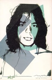 Andy Warhol, 'Mick Jagger Fsii.138', Framed Announcement-Card, 1975