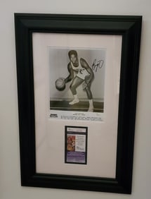 Oscar Robertson Framed Photo With JSA Certificiate