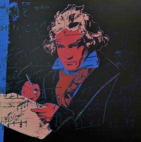 Andy Warhol, Beethoven 392 Sunday B Morning Le Serigraph