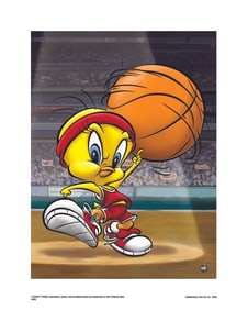 Warner Bros, Looney Tunes, Tweety Bird, 'Basketball Mvp', 16' X 20'