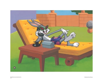 Warner Bros, 'Looney Tunes, Bugs Bunny', 'Hollywood Hare', 16' X 20'