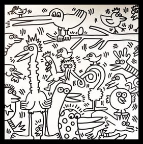 Keith Haring, Untitled I, Lithograph - 1985