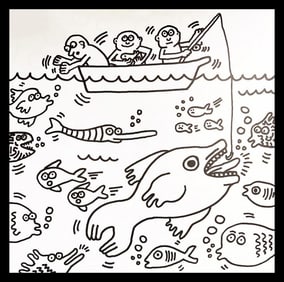 Keith Haring, Untitled III, Lithograph - 1985 - 1