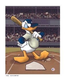 Disney, Donald Duck, 'At The Plate, New York Mets'