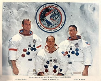 Nasa, Prime Crew Of Ninth Manned Apollo Mission-1971