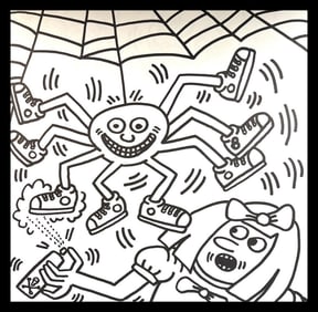 Keith Haring, Untitled X, Lithograph - 1994