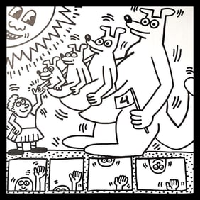 Keith Haring, Untitled IV, Lithograph - 1985 - 1