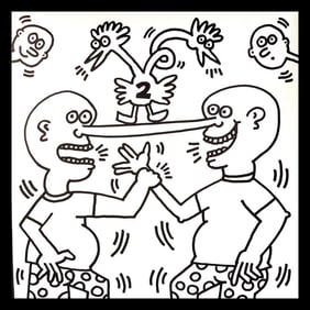 Keith Haring, Untitled Xiv, Lithograph - 1985