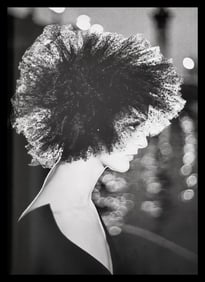 Richard Avedon, Carmen, Hat by Lanvin-Castillo, Pont Alexandre III, Paris, 1954