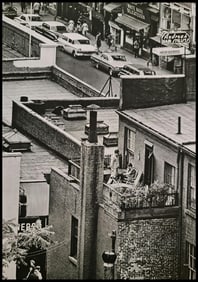 André Kertész, Balcony living, New York, 1963
