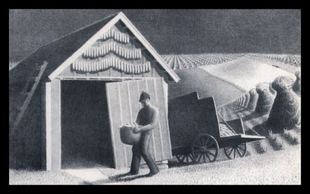 Grant Wood, Seedtime and Harvest, 1937