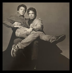 Patrick Demarchelier, Dustin Hoffman and Warren Beaty, New York, 1987