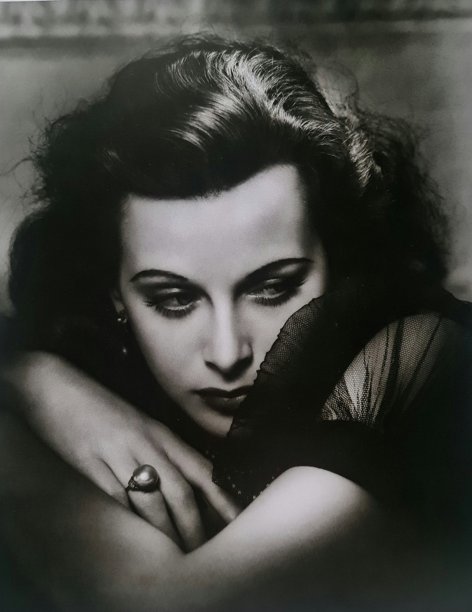 George Hurrell, Hedy Lamarr, 1938: Photographer: George Edward Hurrell (June 1, 1904 – May 17, 1992) was a photographer who contributed to the image of glamour presented by Hollywood during the 1930s and 1940s.Title: Hedy Lamarr, 193