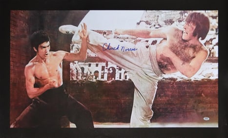 Chuck Norris, PSA Certified Celebrity Autographed Photo