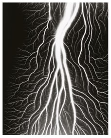 Hiroshi Sugimoto, Lightning Fields-237, 2009
