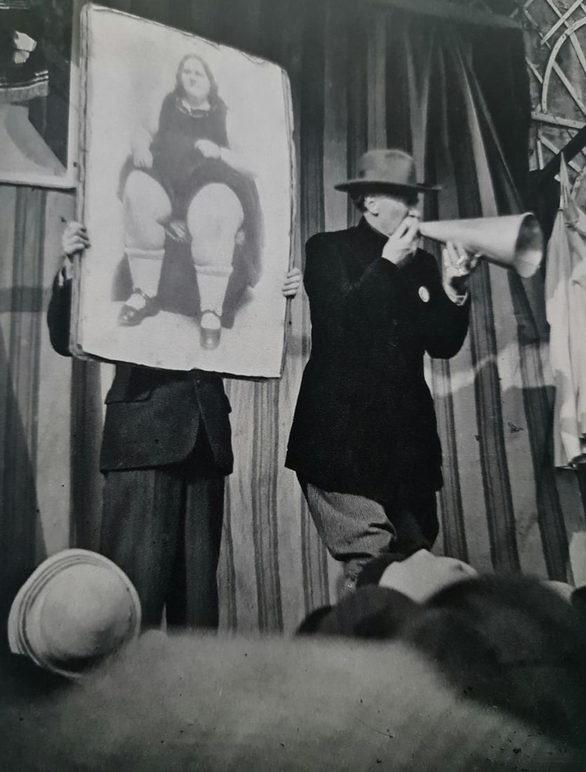 Brassai, Street Fair, 1933: Photographer: Brassai (pseudonym of Gyula Halász, 1899 – 1984) - historically important Hungarian photographer, sculptor and filmmaker who rose to fame in France. Title: Street Fair, 1933 Type Of P
