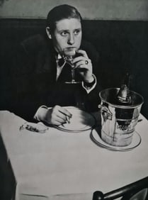 Brassai, Woman at le Monocle, Montparnasse, 1933