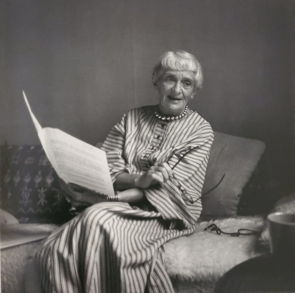 Ansel Adams, Dorothea Lange, Berkeley, California, 1965: Photographer: Ansel Adams (American, 1902 - 1984) - Internationally renowned American photographer. One of the most influential artists in photographic history. Title: "Dorothea Lange, Berkeley, Calif