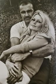 Terry O'Neill, Sean Connery And Brigitte Bardot Meeting For The First Time In Deauville, France,