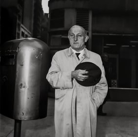 Diane Arbus, Man at a parade on Fifth Avenue, N.Y.C., 1969