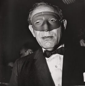 Diane Arbus, Masked man at a ball, N.Y.C., 1967